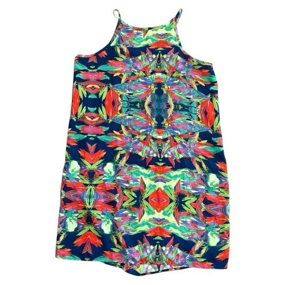 Cotton On Multicolor Lined Dress Vibrant Color and Style Women’s Size Small - Picture 2 of 6